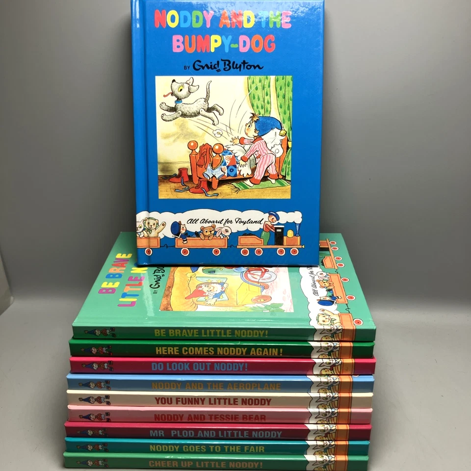Noddy Books by Enid Blyton 10 Hardcover Book Bundle 1999 - Image 1 of 4