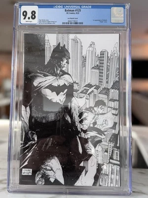 Batman #125 (2022) - Jim Lee 1:500 Virgin BW Sketch Cover - 1st Failsafe CGC 9.8 - Image 1 of 4