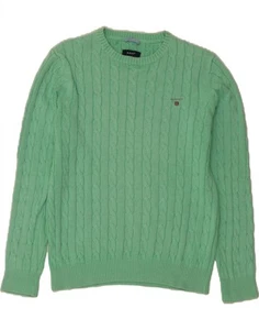 Suéter Jersey Cuello Redondo GANT Para Hombres Medio Verde Algodón BD01 - Imagen 1 de 3