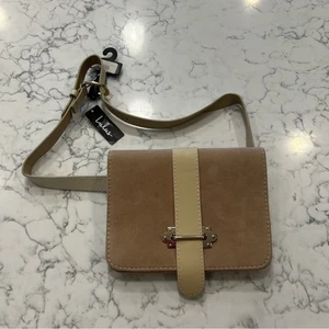 Bolso Cinturón Lulus Mariella Beige Nuevo con Etiquetas - Imagen 1 de 8