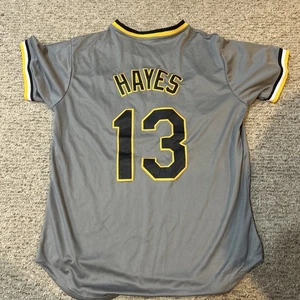 PITTSBURGH PIRATES- KE’BRYAN HAYES SIZE XL THROWBACK JERSEY NEVER WORN BASEBALL - Picture 1 of 4