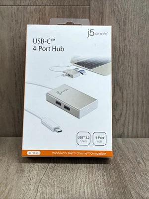 J5 CREATE USB-C TO USB-A  4 Port HUB 3.0 5Gbps - Image 1 of 2