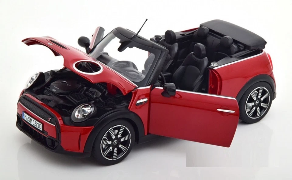BMW Mini Genuine Car Model NOREV Mini Cooper S Chili Red 1:18 80435A21539 - Image 1 of 4