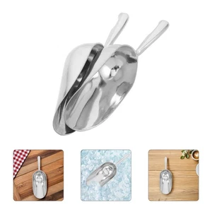  2 cucharadas de palomitas de metal para servir congelador cubo cocina buffet - Imagen 1 de 20