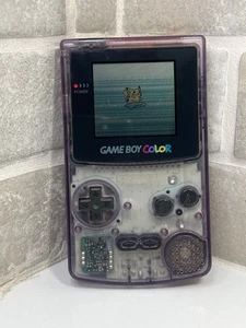 Nintendo Gameboy Color GB-001 Atomic Purple Tested Console Only - NO SOUND - Picture 1 of 11