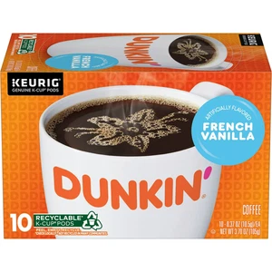 2er Pack Dunkin' Dunkin Französisch Vanille Geschmack Kaffee, K-Cup Pods, 10 Stück Box - Bild 1 von 6