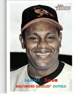 2006 Topps Heritage #60 Sammy Sosa - Image 1 of 2
