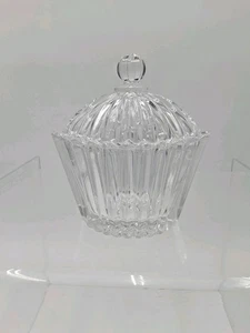 Mikasa Diamond Fire ovale Schmuckschatulle mit Deckel aus Glas  - Bild 1 von 12