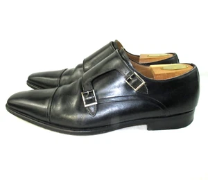 Magnanni Monk Correa Oxfords Cuero Negro Puntera Hombre Talla 11 M - Imagen 1 de 13
