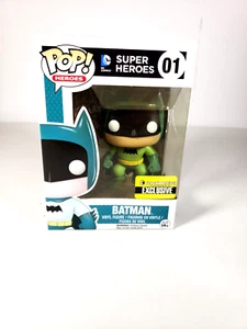 Funko Pop! DC Super Heroes Green Batman #01 Entertainment Earth Brand NEW - Picture 1 of 10
