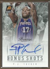2013-14 Prestige Bonus Shots Autographs #5 P.J. Tucker Auto - NM-MT