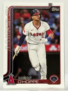 2025 Topps Series 1 Logan Ohoppe Rainbow Foil Los Angeles Angels #308 - Picture 1 of 2