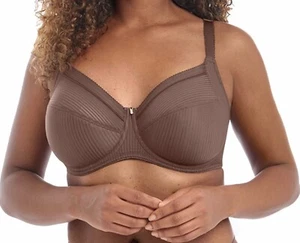Fantasie Fusion Bra Coffee Roast Size 32G Underwired Full Cup Side Support 3091 - Picture 1 of 12