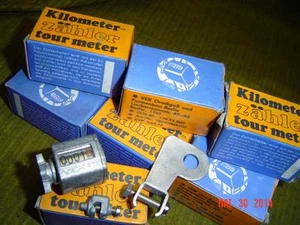 5x vintage bike kilometer counter women's bike men's bike youth wheel 26"" NOS - Picture 1 of 2