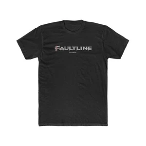 The FAULTLINE gay leather los angeles bar Men's Cotton Crew Tee - Picture 1 of 17