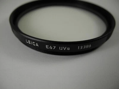 LEICA UVA FILTER 67MM PERFECT MINT PERFECT RIM SILVER SCRIPT #13386 - Image 1 of 4