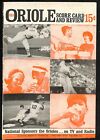 1963 Los Angeles Angels @ Baltimore Orioles Program 8/22 Ex 78414b10