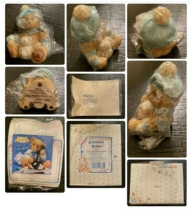 VTG Cherised Teddies A Day in The Park - July Bear Figurine 1993 style #914819 - Picture 1 of 1
