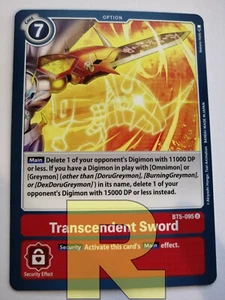 Transcendent Sword ® BT5-095 U ® Non Comune ® Digimon ® Inglese - Imagen 1 de 1