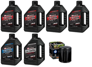 Oil Change Kit V-Twin Full Synthetic for Harley Davidson 99-2017 - Picture 1 of 5