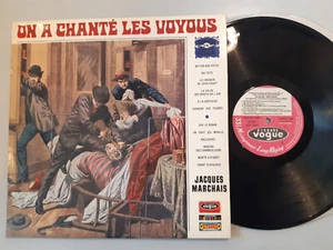 LP Jacques Marchais – On A Chanté Les Voyous 1969 Disques Vogue – CLVLX 329 NM - Bild 1 von 7