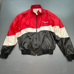 Swingster Yokohama Racing Jacket Men’s Large USA Red Black White Windbreaker 80s - Picture 1 of 10