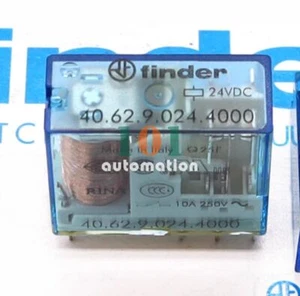 Qty:10 New 40.62.9.024.4000 replaces 44.62S 24VDC 10A relay - Picture 1 of 1