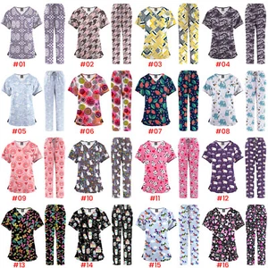 Kids Doctor Scrubs Set - Printed Medical Uniform r | Role Play - Picture 1 of 36
