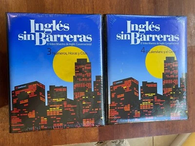  Lexicon - Ingles sin Barreras - Volumes 3 & 4 + Diccionario  New - Image 1 of 4