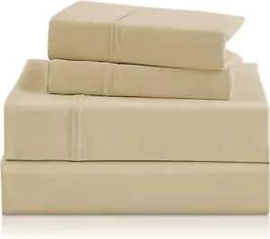 Holtel Luxury Twin Sheet Set - 3 Piece Soft Microfiber Sheets for Twin Size Bed, - Picture 1 of 12