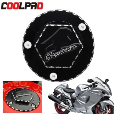 For SUZUKI HAYABUSA GSX1300R 2008-2020 3D Engraved Fuel Tank Gas Cover Cap - Image 1 of 4
