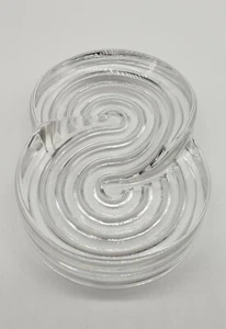 ROSENTHAL Crystal MCM Ashtray Dish Signed Natale SAPONE - Picture 1 of 12