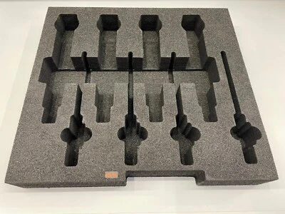 2HE Schaumstoffinlay Passen Für Shure  AD2 / AD1 8er Set Handsender Neu H15 - Bild 1 von 2