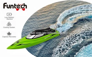 Fast Speed RC Boat 20+MPH Electric Racing Boat Hobby RTR Adults Kids Outdoor Toy - Picture 1 of 9