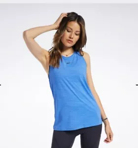 Reebok Women's ACTIVCHILL Athletic Tank Top Blue Blast New Size Small - Picture 1 of 8