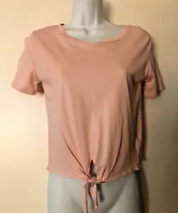 T-shirt cravatta anteriore blush pallido alternativa XS nuova con etichetta - Foto 1 di 4