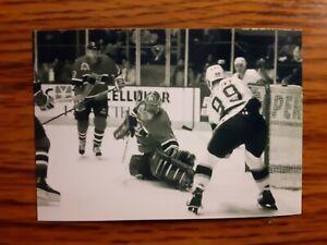 Wayne Gretzky Kings Patrick Roy Canadiens Hockey 4x6 Photo Picture Card