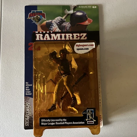 2000 McFarlane Sports Picks Manny Ramirez #24 Series 1 First Edition Indians Cover