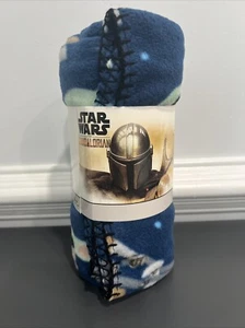 Star Wars Mandalorian Travel Blanket Lightweight Fleece Grogu 40"x50" - Picture 1 of 4