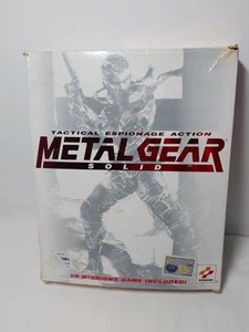 Metal Gear Solid Big Box PC Game Complete VR Missions Included Manual Retro CD - Picture 1 of 13