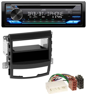 JVC Bluetooth MP3 USB DAB CD Autoradio für SsangYong Korando CK 2010-2013 - Bild 1 von 4