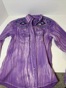 Cowgirl hardware girls large button-down - Picture 1 of 8