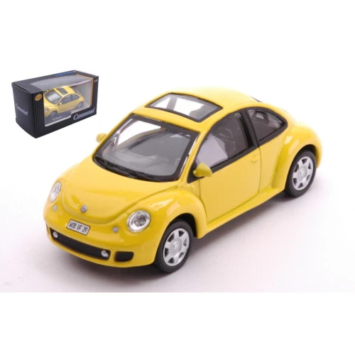 VW NEW BEETLE YELLOW 1:43 Cararama Auto Stradali Modellino Nuovo - Immagine 1 di 1