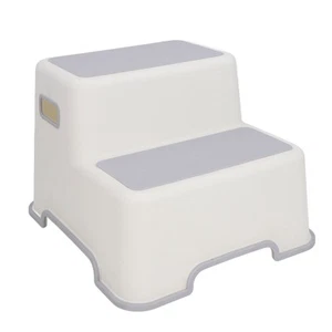 Kleinkind-Tritthocker Baby-Tritthocker 2 Stufen Aus Kunststoff Für Badezimmer - Bild 1 von 22