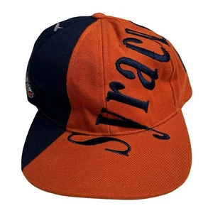 Vintage Syracuse Orangemen Hat Cap Snap Back Mens One Size NCAA Script 90s - Picture 1 of 10