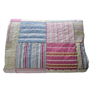 Pottery Barn Kids Full Size Quilt Comforter Multicolor Patchwork Cottage 84 X 90 - Picture 1 of 7