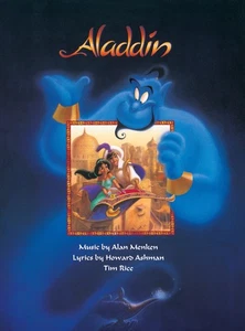 Aladdin Disney Movie Piano Vocal Sheet Music Guitar Chords Lyrics 7 Songs Book - Picture 1 of 1