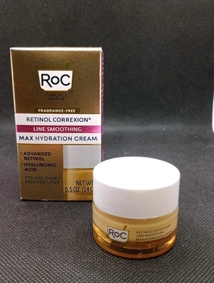 Roc Retinol Correxion Line Smoothing Max Hydration Cream, Hyaluronic Acid .5 oz - Image 1 of 4