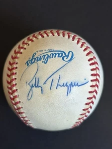 Bobby Thigpen & Kirk McCaskill Autographed Baseball Card. Dual Auto Nice Card! - Picture 1 of 2