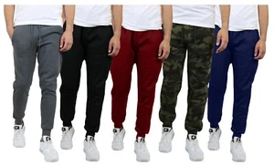 Galaxy Men's Fleece-Lined Jogger Pocket Sweatpants (Size S-5XL) NWT Free Ship - Picture 1 of 38